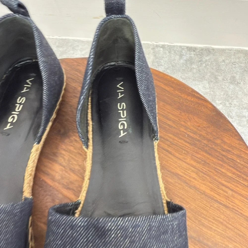 Via Spiga Denim Espadrille Loafers New w/o box Size 10‎ (EU-40)